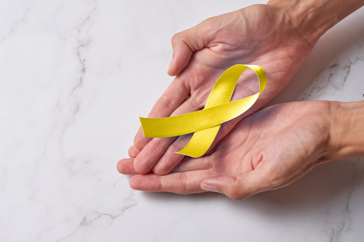 Yellow ribbon to support suicide prevention