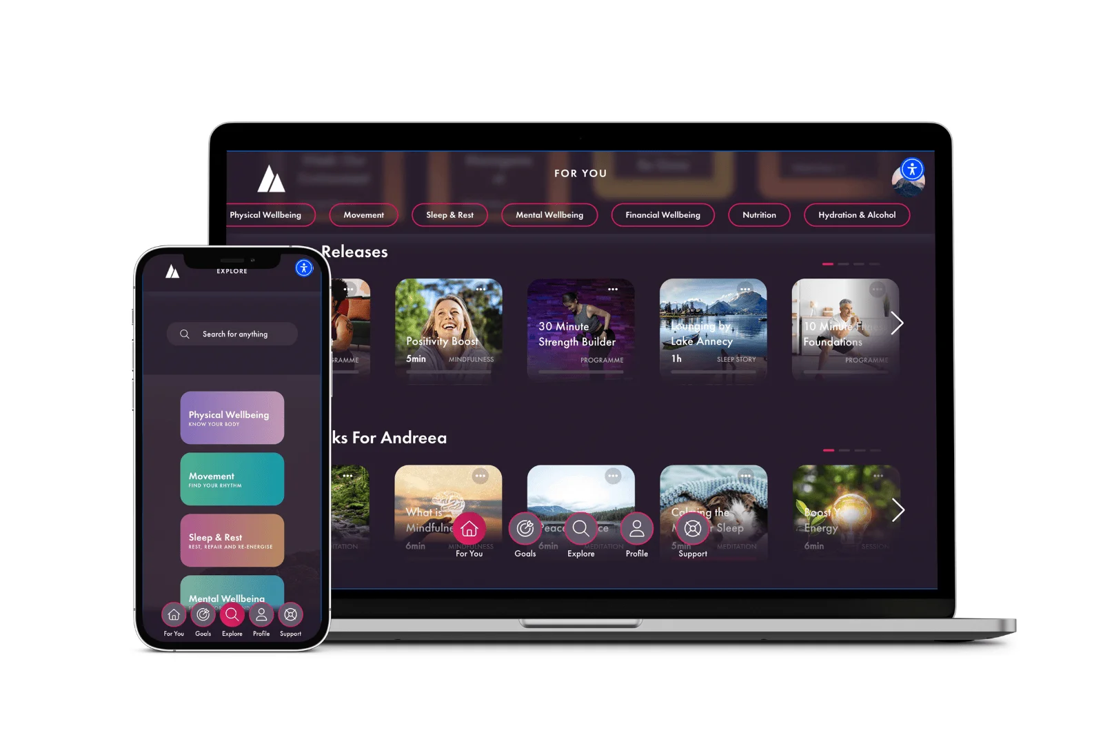 PAM wellness app